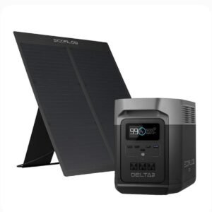 ESTACIÓN DE ENERGÍA PORTÁTIL ECOFLOW DELTA 2 + PANEL SOLAR 160W