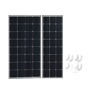 KIT SOLAR CON 2 PANELES RÍGIDOS DE 400W + SOPORTES DE MONTAJE