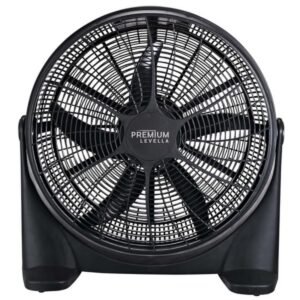 VENTILADOR DE PISO DE 20" CON ÁNGULO AJUSTABLE Y 3 VELOCIDADES – 95W