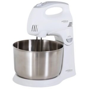 BATIDORA DE MANO Y DE PIE 4.5 QT CON CUENCO DE ACERO INOXIDABLE