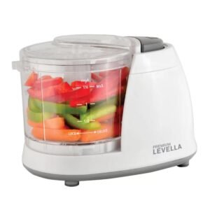 MINI PICADORA DE ALIMENTOS 1.5 TAZAS CON CUCHILLAS DE ACERO INOXIDABLE